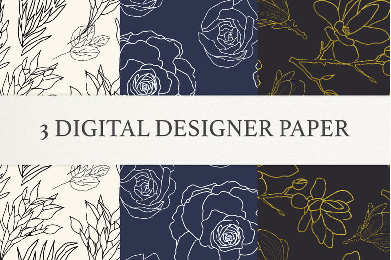 ornamental-floral-digital-papers-scrapbook-paper-set