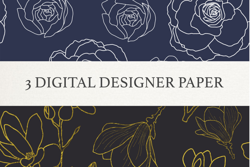 ornamental-floral-digital-papers-scrapbook-paper-set