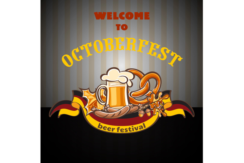 welcome-to-octoberfest-concept-background-cartoon-style