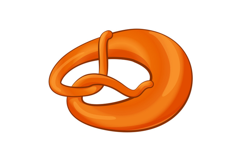 pretzel-icon-cartoon-style