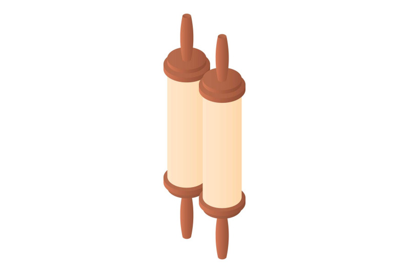 ancient-papyrus-icon-isometric-style