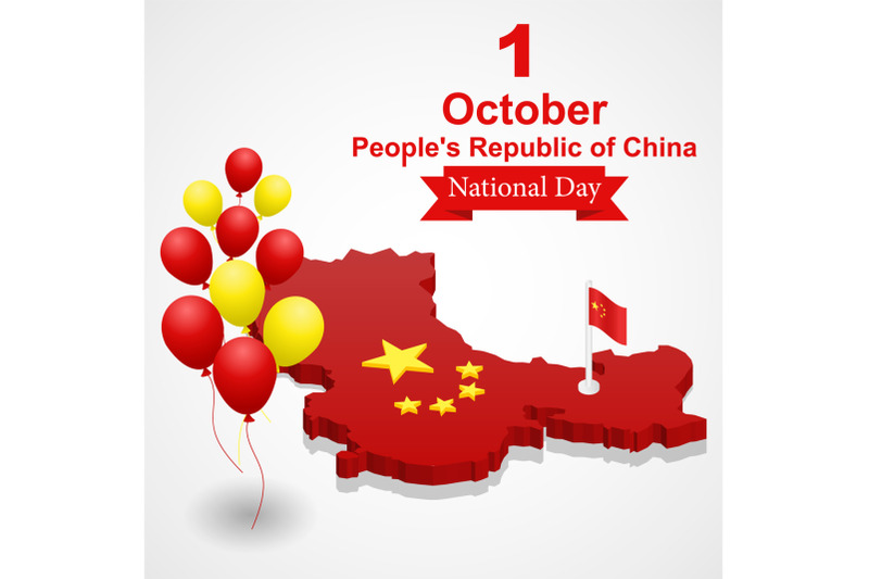 first-october-china-day-concept-background-isometric-style