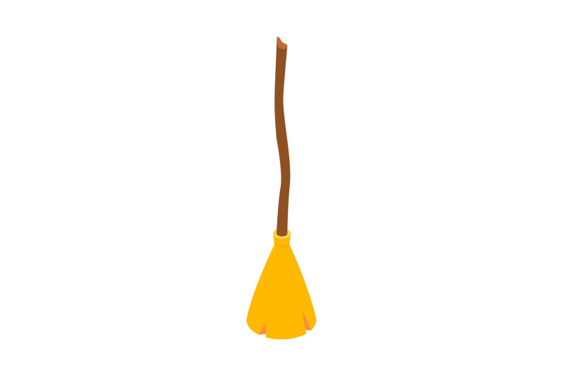 broom-icon-isometric-style