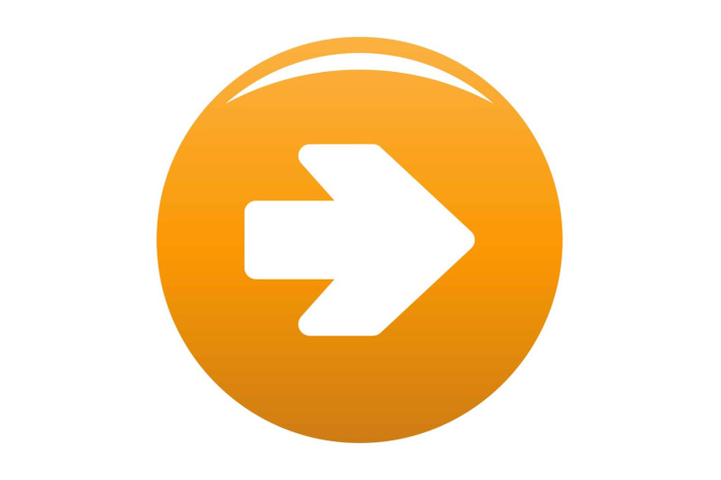 arrow-icon-vector-orange