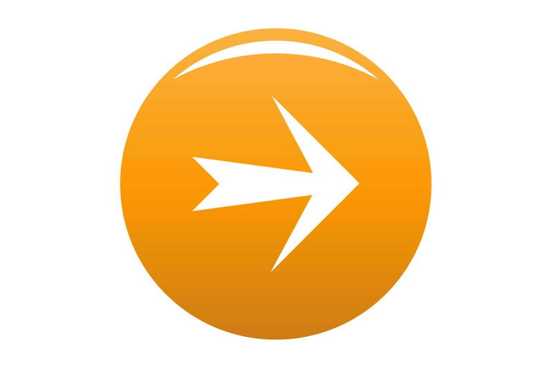 arrow-icon-vector-orange