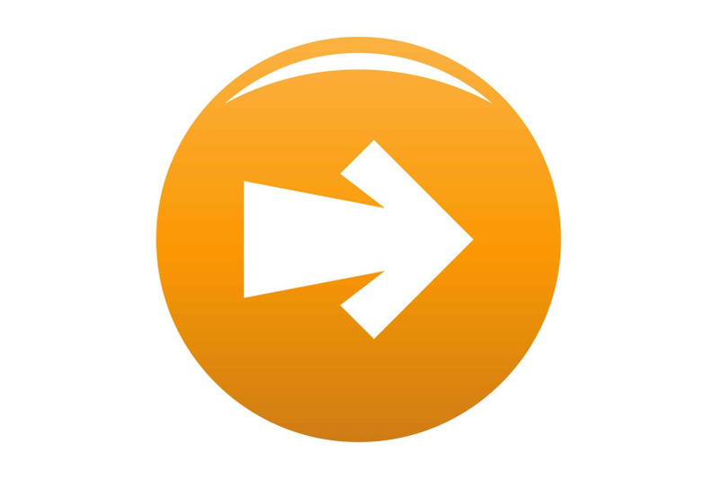 arrow-icon-vector-orange