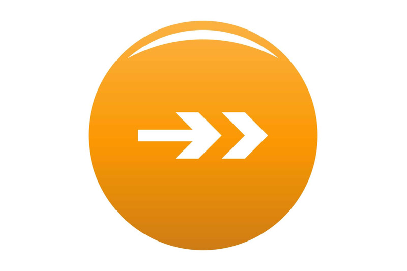 arrow-icon-vector-orange