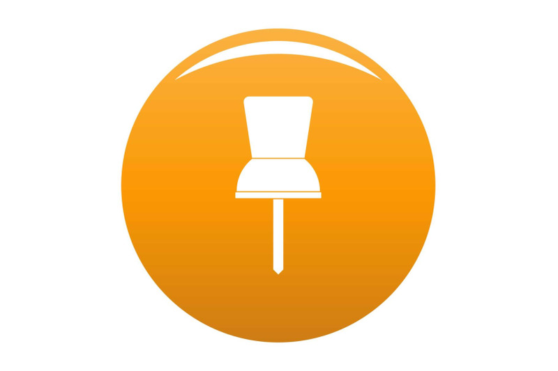 pin-icon-vector-orange