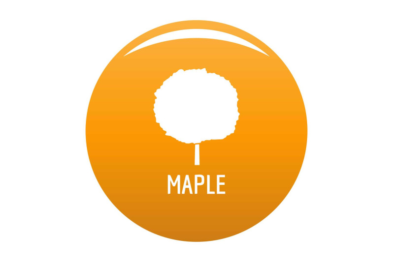 maple-tree-icon-vector-orange