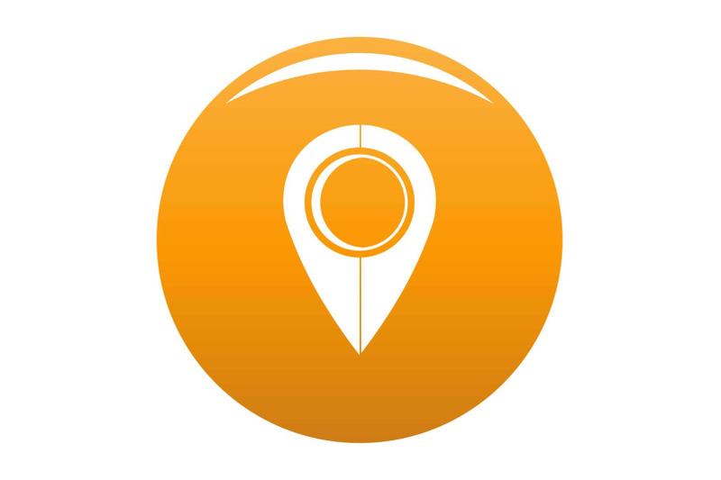 map-pin-icon-vector-orange