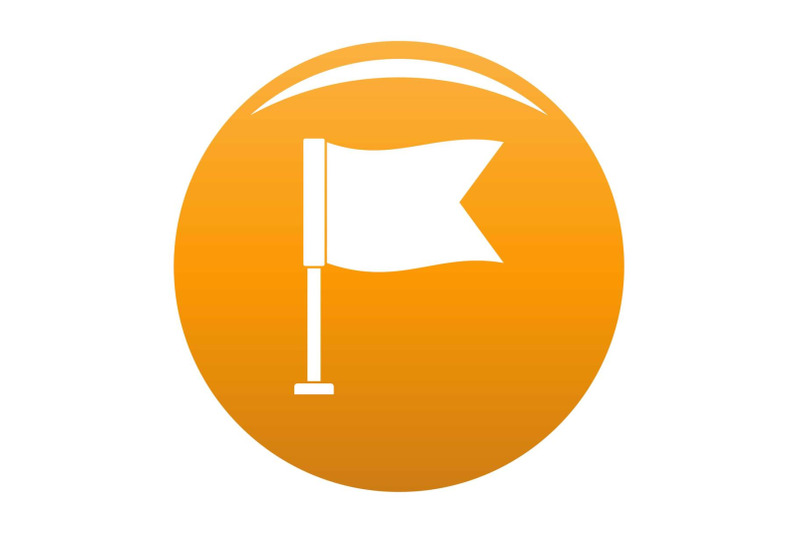 flag-icon-vector-orange