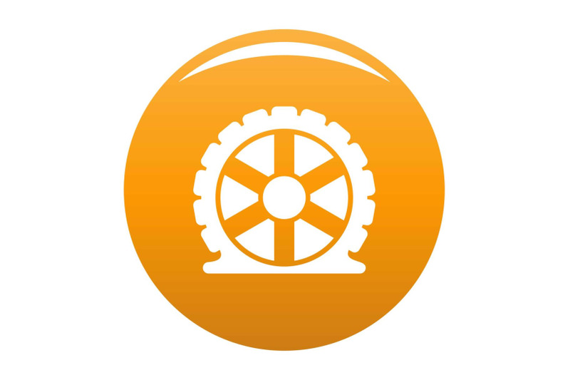 auto-tire-icon-vector-orange