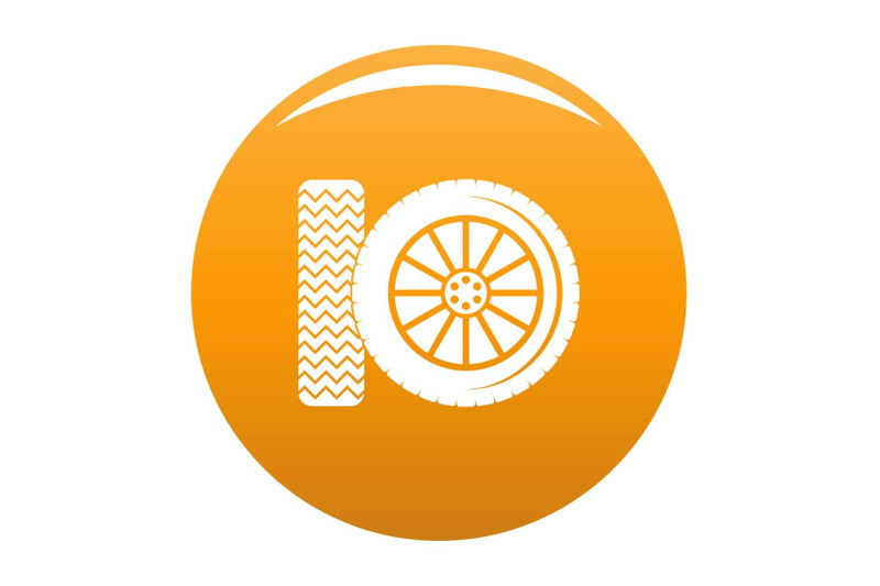 car-tire-icon-vector-orange