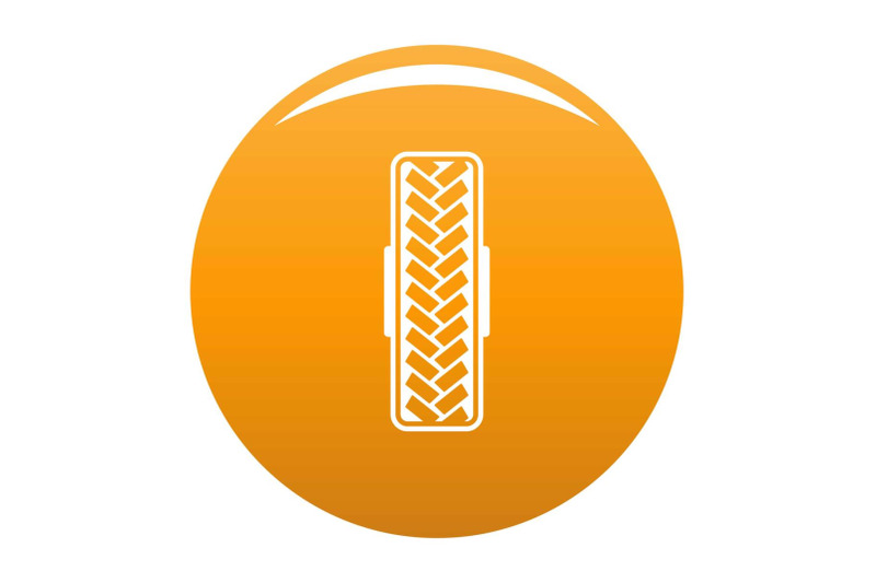 tread-pattern-icon-vector-orange