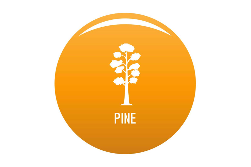 pine-tree-icon-vector-orange