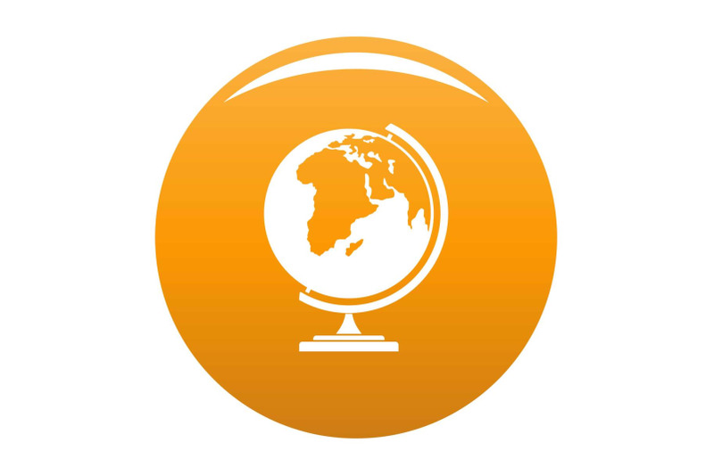 map-icon-vector-orange