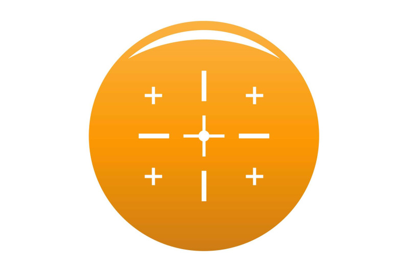 targeting-icon-vector-orange