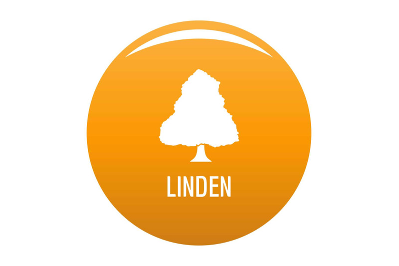 linden-tree-icon-vector-orange