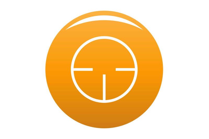 radar-detector-icon-vector-orange