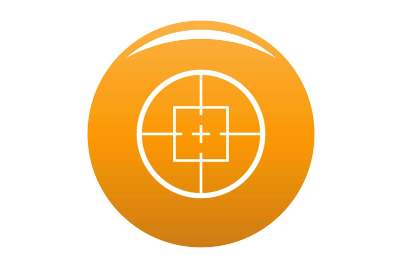 aiming-device-icon-vector-orange