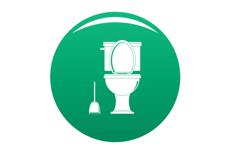 comfort-toilet-icon-vector-green