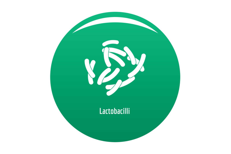 lactobacilli-icon-vector-green