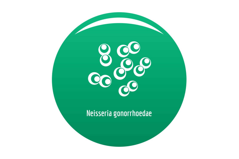 neisseria-gonorrhoedae-icon-vector-green