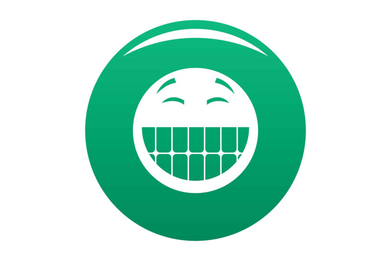 smile-icon-vector-green