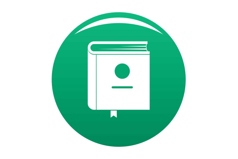 book-encyclopedia-icon-vector-green