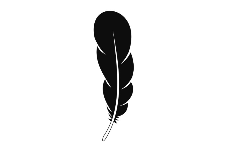 animal-feather-icon-simple-style