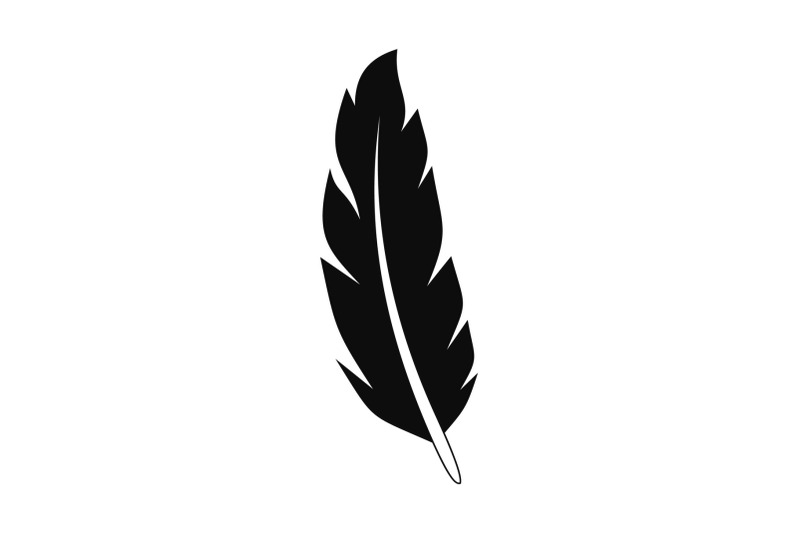 peacock-feather-icon-simple-style