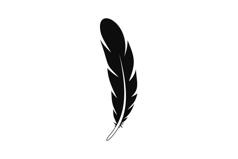 aztec-feather-icon-simple-style