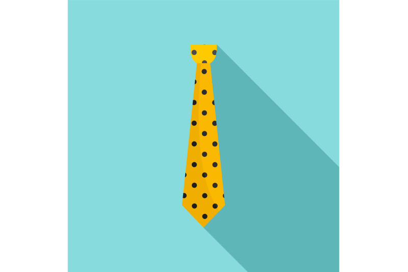 dotted-tie-icon-flat-style