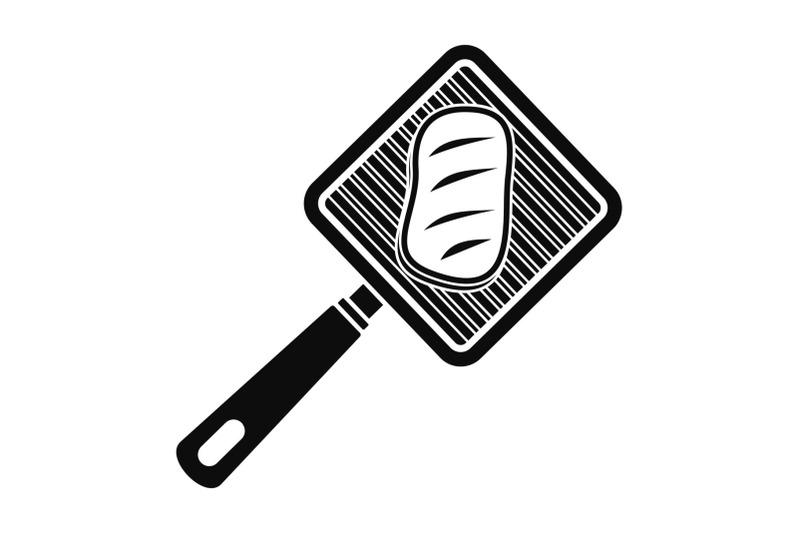 meat-grill-icon-simple-style