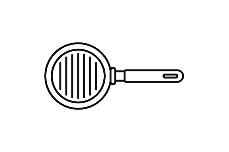 grill-pan-icon-outline-style
