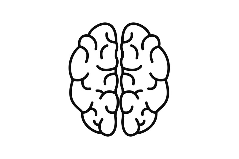 genius-brain-icon-outline-style