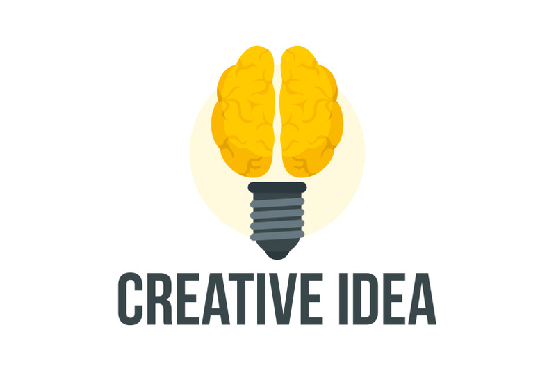 mental-creative-idea-logo-flat-style