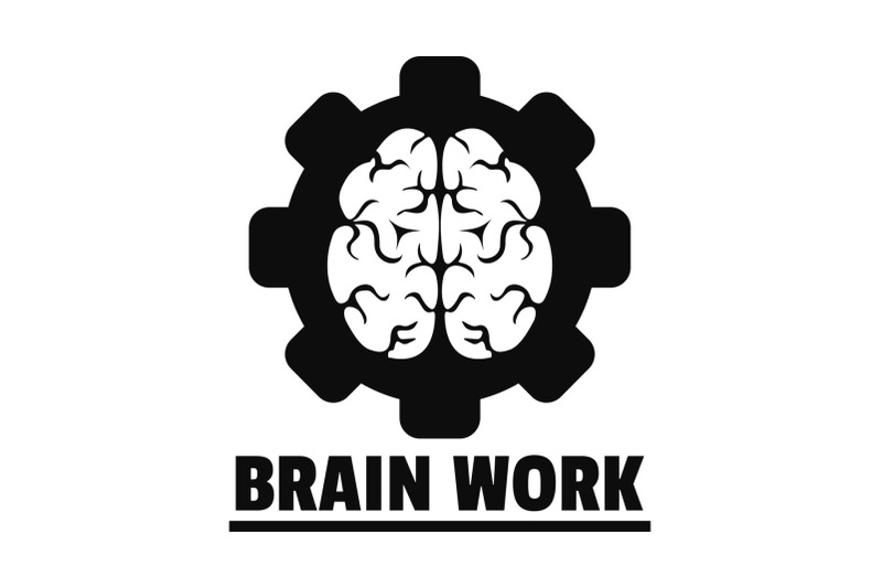 logic-brain-work-logo-simple-style