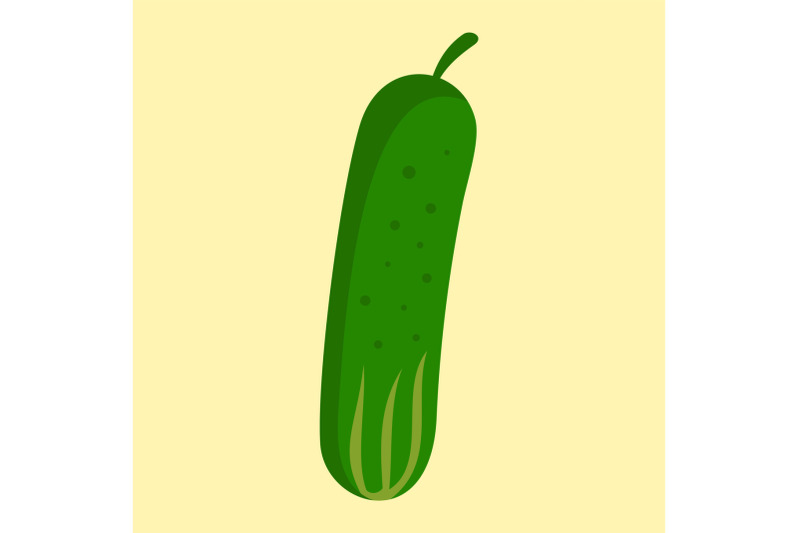 cucumber-icon-flat-style