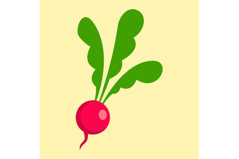 radish-icon-flat-style