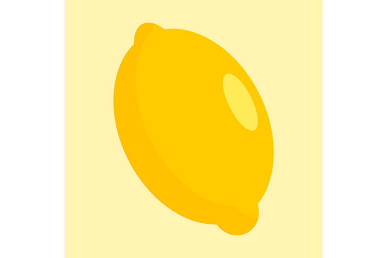 lemon-icon-flat-style