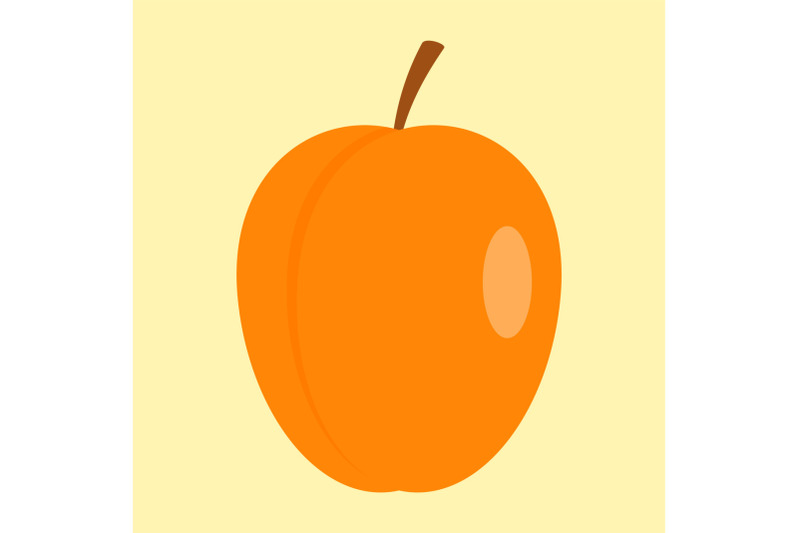 peach-icon-flat-style