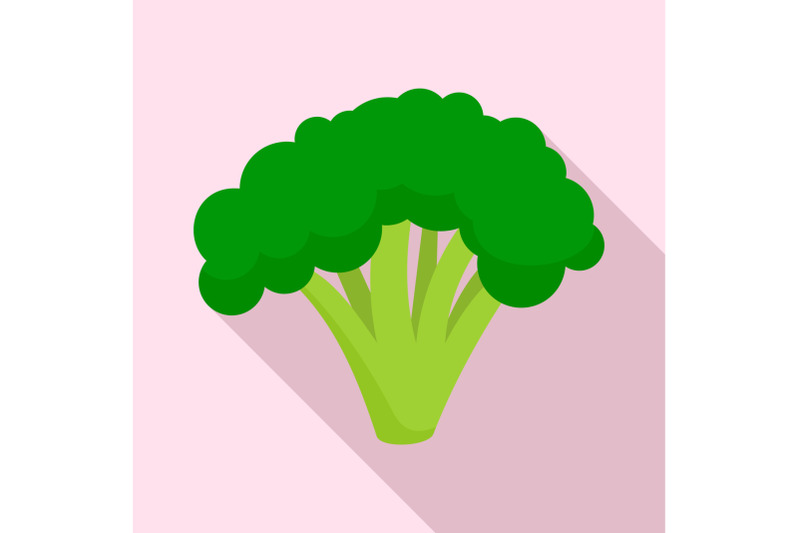 broccoli-icon-flat-style