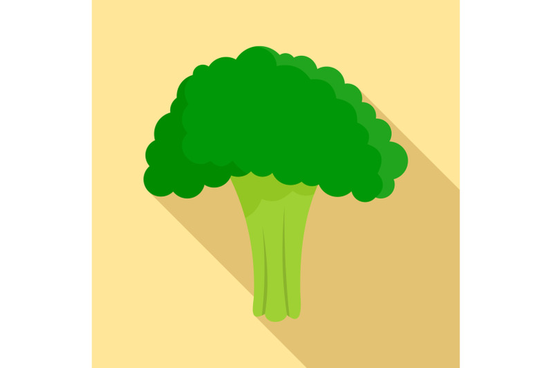 salad-broccoli-icon-flat-style