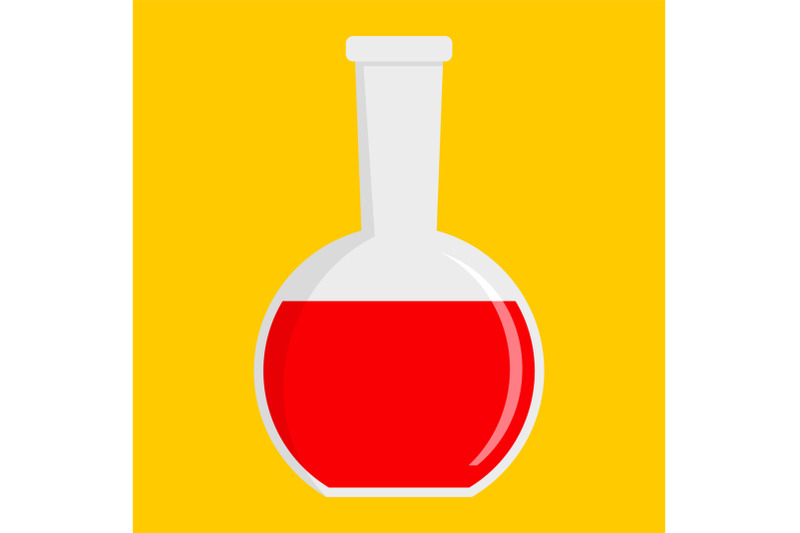 red-potion-icon-flat-style