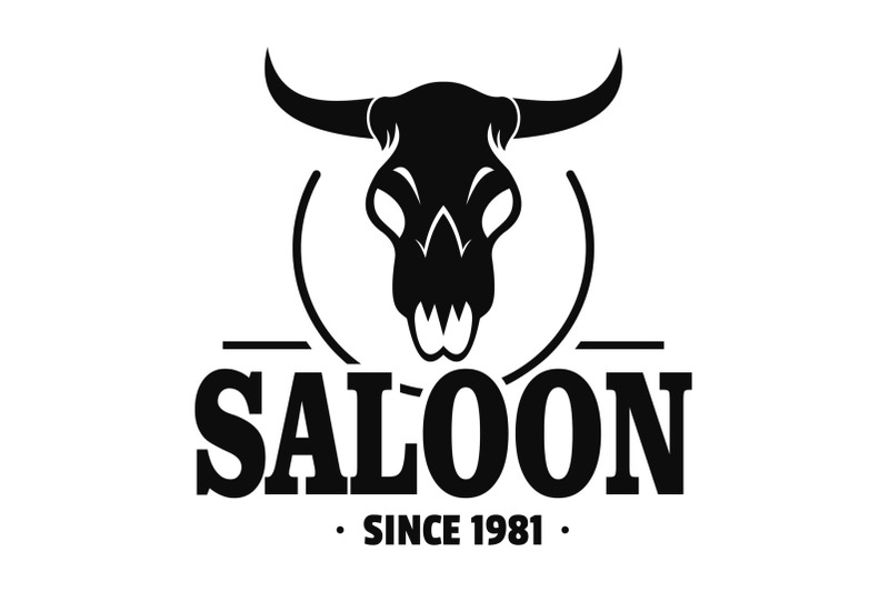 skull-saloon-logo-simple-style