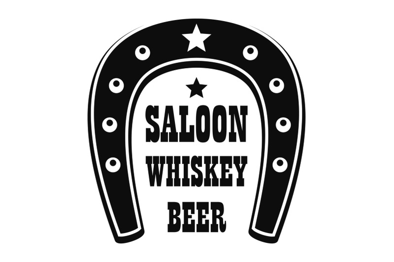 beer-western-saloon-logo-simple-style