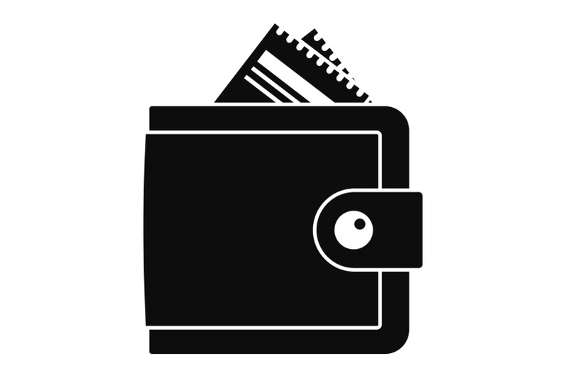 money-wallet-icon-simple-style