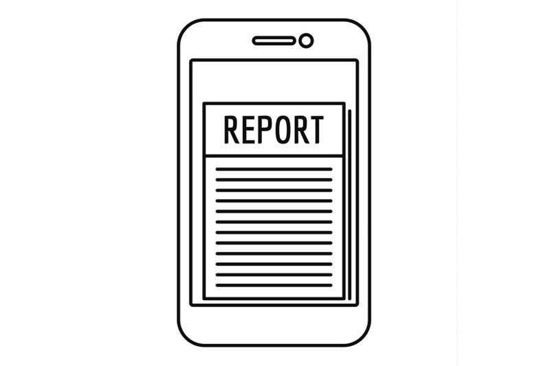 expense-report-icon-outline-style