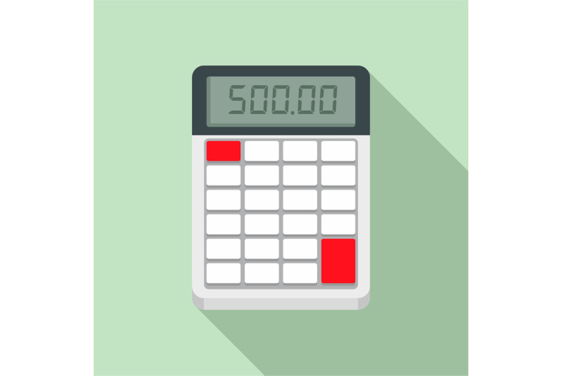 financial-calculator-icon-flat-style